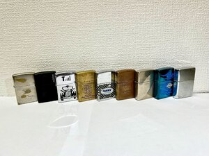 【V34789】　ZIPPO ジッポ オイルライター 喫煙グッズ 喫煙具 まとめ 9点 現状品（6点火花出る）ジャンク扱い佐川のみ