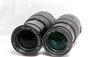 ★訳あり特価★canon用♪手振れ補正機能付きのSIGMA 18-125mm HSM OS 18-200mm OS 72Фのセット!! 動作確認済み★