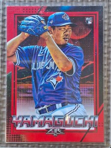 2020 Topps Fire #5 SHUN YAMAGUCHI RC Red Foil Toronto BlueJay