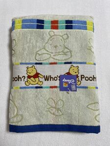 ★新品★くまのプーさん★総柄　バスタオル★サイズ約７3cm×１４０cm★Disney ディズニー　pooh