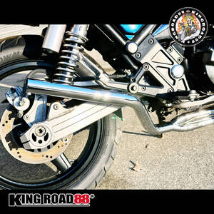 【動画あり】カワサキ / ゼファー400 Ⅰ型・Ⅱ型 / ゼファーχ / ZR400C ☆ KingRoad88 / 4-2-1 / スリム管 / マフラー　