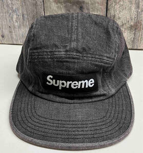 Supreme /シュプリーム/Coated Denim Camp Cap /キャップ