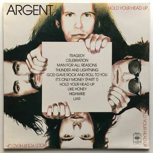 ARGENT「HOLD YOUR HEAD UP」UK ORIGINAL CBS CBS 31640 