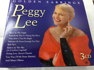 Peggy Lee★中古3CD/EU盤「Golden Earrings」