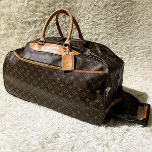 超希少★LOUIS VUITTON ルイヴィトン モノグラム エオール60 2WAY スーツケース キャリーバッグ 旅行かばん 大容量 レザー PVC M23202