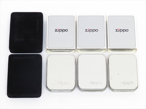 ◆◇ZIPPO ジッポー 純正 収納ケース レギュラー用 計8点セット ベロアケース×2点 缶ケース×6点 空箱◇◆