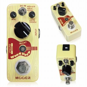 最落無し! Mooer　WoodVerb /　a47047 アコースティックギターのためのデジタルリバーブペダル 1円