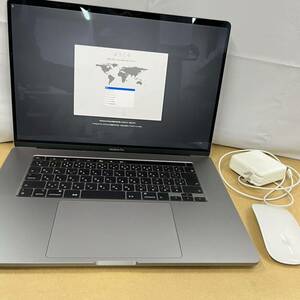 B1030【中古品】/ MacBook Pro 4TB 64GB Core i9 A2141 16インチ マウス アダプタあり Catalina Apple タッチバー 2019