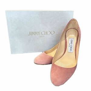JIMMY CHOO ジミーチュウ パンプス スエード 36 23.0cm ピンク系 レディース シューズ 靴 【中古】