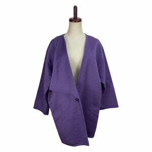 Vintage Ungaro ヴィンテージ　ウンガロ　レディース　パープル　変形ジャケット　コート　上着