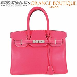 101665583 エルメス HERMES バーキン 30 □O刻印 ローズティリアン シルバー金具 エプソン ハンドバッグ レディース