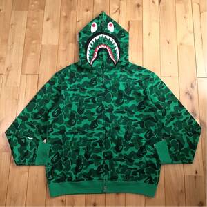 ★新品★ 渋谷限定 2008年 Shibuya city camo シャーク パーカー Mサイズ shark full zip hoodie a bathing ape BAPE ベイプ 都市限定 wz8