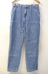 ◆STUSSY ステューシー22AW 美品 ダブルニー　デニム　ワーク パンツ DENIM WORK PANT BLUE 116482 サイズ30 美