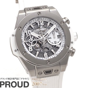 【未使用品】 HUBLOT (ウブロ) ビッグ・バン ウニコ チタニウム ホワイト　42mm　441.NE.2011.RW ブランド 時計