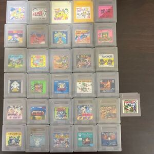 動作未確認 おまとめ 31点 ゲームボーイ Nintendo ソフト 任天堂 ポケモン GAMEBOY GB 桃鉄 インベーダー SDガンダム テトリス 他