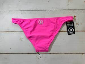 【即決】RoxVolleyBall 女性用 ビーチバレー ビキニ ショーツ 水着 ブルマ リオバック Pink 海外L