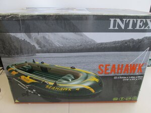 ★未開封品★四人用ボートセット シーホーク4 INTEX SEAHAWK4 【他商品と同梱歓迎】