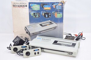 SEGA セガ コンピュータ ビデオ ゲーム SG-1000Ⅱ コントローラー SJ-150 ケーブル 元箱付 Computer Video Game レトロ ゲーム RO-171M/119