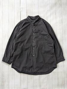 BLACK COMME des GARCONS/ブラックコムデギャルソン/ロングスリーブシャツ/チャコールグレー/くすみカラー/SIZE XL