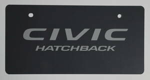 ■ホンダ シビック CIVIC HATCH BACK（FK7）/ SEDAN（FC1）リバーシブル マスコットナンバープレート＜非売品＞