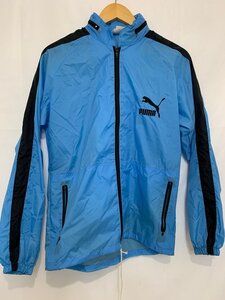 PUMA プーマ 70s コーチジャケット ナイロンパーカー 古着 Vintage サイズ: M カラー: 水色ブルー系 メンズ トップス