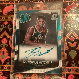 2017-18 Donruss optic rated rookie Donovan Mitchell rated rookie auto sealed RC