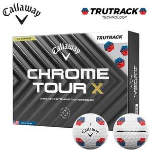 新品★キャロウェイ★クロム ツアー X トゥルートラック★CHROME TOUR X TRUTRACK★2024★ホワイト★1箱★12球★1ダース