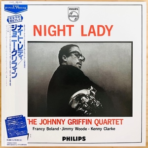 LP■JAZZ/JOHNNY GRIFFIN QUARTET/NIGHT LADY/PHILIPS DMJ-5012/国内91年PRESS LIMITED EDITION 限定 OBI/帯 極美品/ジョニー・グリフィン