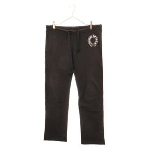 CHROME HEARTS クロムハーツ Sweatpants ホースシュープリント スウェットパンツ ブラック