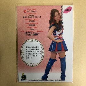 KEI 2012 BBM 東京 ヤクルト スワローズ チア M081 プロ野球 カード トレカ チアガール チアリーダー Passion トレーディングカード