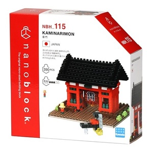 nanoblock NBH＿115　雷門　KAMINARIMON