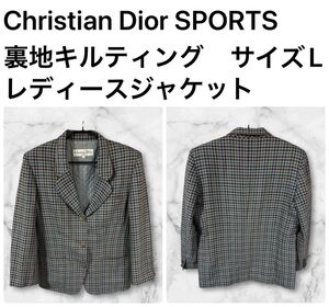 ◆ ヴィンテージ◆Christian Dior SPORTS裏地キルティングレディースジャケット　サイズL