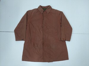 3．旧タグ ナイジェルケーボン Nigel Cabourn ステンカラーコート ライナー取り外し可能 アウター 防寒 サイズ2 テラコッタ カーキy103