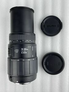 勇602 ジャンク品　カメラレンズ　SIGMA 70-300mm 1:4-5.6 DL MACRO