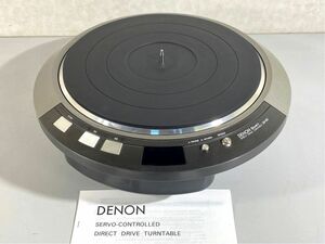 n7444 完動品 外観良好 DENON デノン デンオン DP-80 DP80 ターンテーブル 輸送ネジ/取扱説明書付