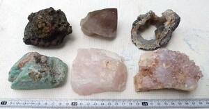 ☆ 結晶、原石、標本、色々×６点 １３４～３７４ｇ ☆