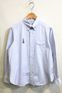 二子玉)Mountain Research マウンテンリサーチ B.D. Shirts 定価29,700円 ボタンダウンシャツ ブルー MTR-1371 メンズ S