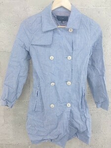 ◇ SHIPS シップス リネン100% 長袖 ジャケット 36 ブルー レディース