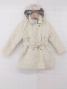 ◇ ◎ ZARA BabyGirl ザラ キッズ 子供服 フーディ 長袖 ブルゾン ジャンパー サイズ2/3 98cm ライトベージュ レディース E