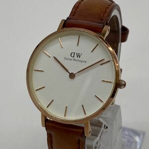 ◎【売り切り】Daniel Wellington/ダニエルウェリントン 腕時計 ホワイト文字盤 B32R05 クォーツ QZ