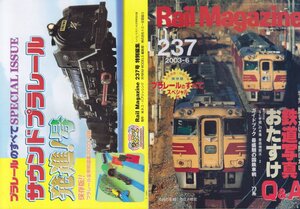 ■別冊付録有■送料無料■Z38■レイルマガジン■2003年６月No.237■特集：聞きたいけど聞けない！鉄道写真おたすけQ&A■（概ね良好）