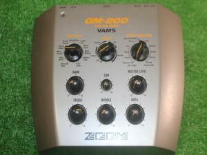 6018 ギターアンプ エフェクター ZOOM GM-200 VAMS 付属品欠品 動作未確認 現状品 