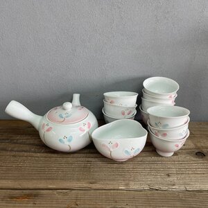 未使用品　有田焼　小花柄　10客　茶器セット　和食器