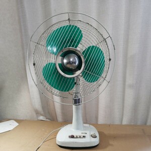 通電確認済 扇風機 昭和レトロ SANYO サンヨー アンティーク electric fan TYPE EF-323 ジャンク品 52106w