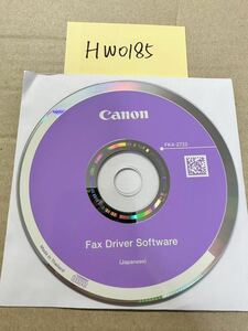 HW0185/中古品/Canon Fax Driver Software FK4-2722 ディスクのみ