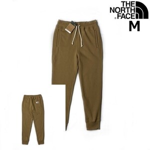 1円～!売切!【正規新品】THE NORTH FACE◆HERITAGE PATCH JOGGERS ジョガーパンツ US限定 ロゴパッチ 裏起毛(M)茶 ベージュ 190110-B-25