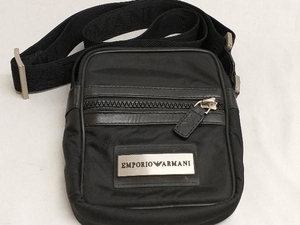 EMPORIO ARMANI /ショルダーバッグ/エンポリオアルマーニ/斜めがけバック/ブラック/ブランドロゴ