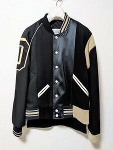 正規品 Maison Martin Margiela 10 Varcity Jacket 46 スタジャン マルタン マルジェラ メゾンマルジェラ ジャケット レザー MM6 SUPREME