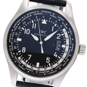 IWC SCHAFFHAUSEN IW326201 パイロットウォッチ ワールドタイマー デイト 自動巻き メンズ 保証書付き_845648