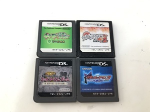 01w3290★1円~ 【完動品】DS ソフト 4点 まとめ ファイアーエムブレム ポケットモンスターホワイト2 ポケモン不思議のダンジョン 等 中古品